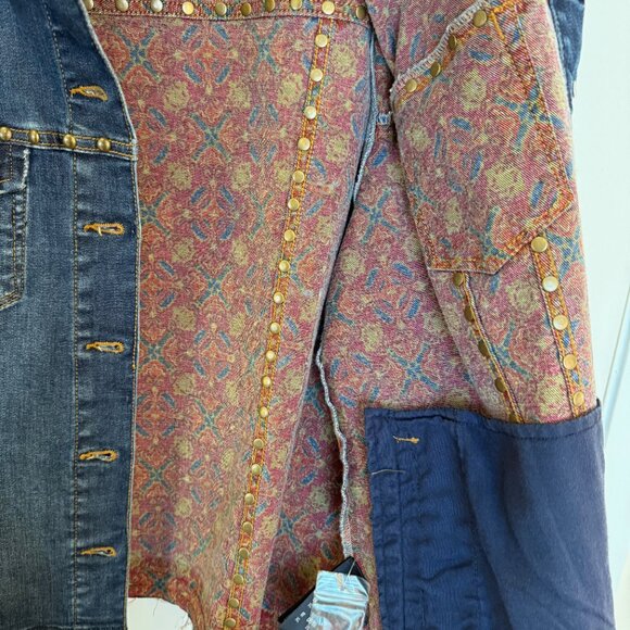 LVPL by Liverpool Studded Denim Jacket, XL16 - Picture 5 of 10